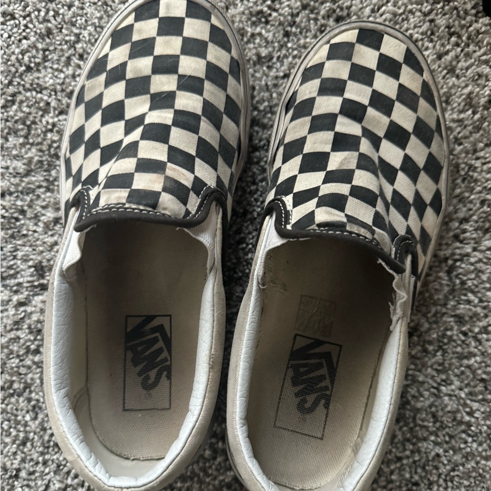 Well worn Vans